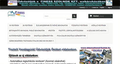Desktop Screenshot of iparifestekek.hu